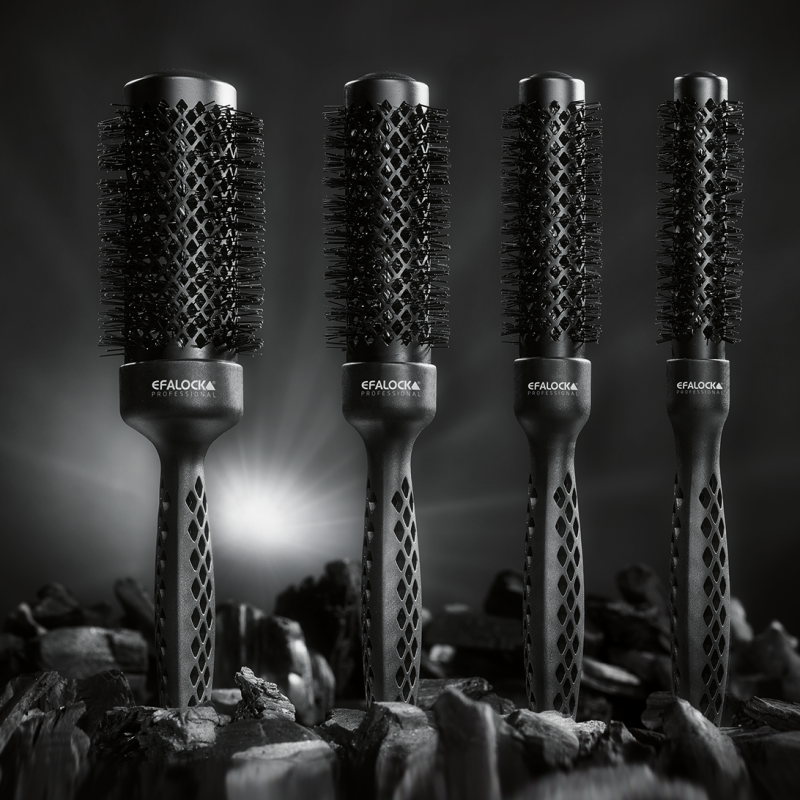 Efalock Carbon professional styling brushes